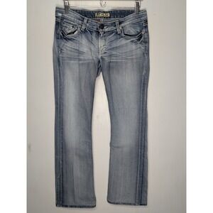 BKE Stella Bootcut Jeans Womens 29x30.5 Light Wash Denim Medium Rise Blue